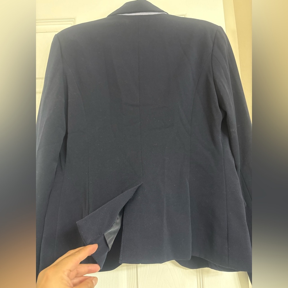 Merona Women's Dark Blue Suit Jacket Size 6 - Picture 6 of 9